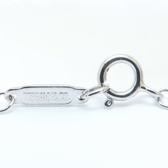 TIFFANY Silver Diamond Necklace - Picture 6 of 8